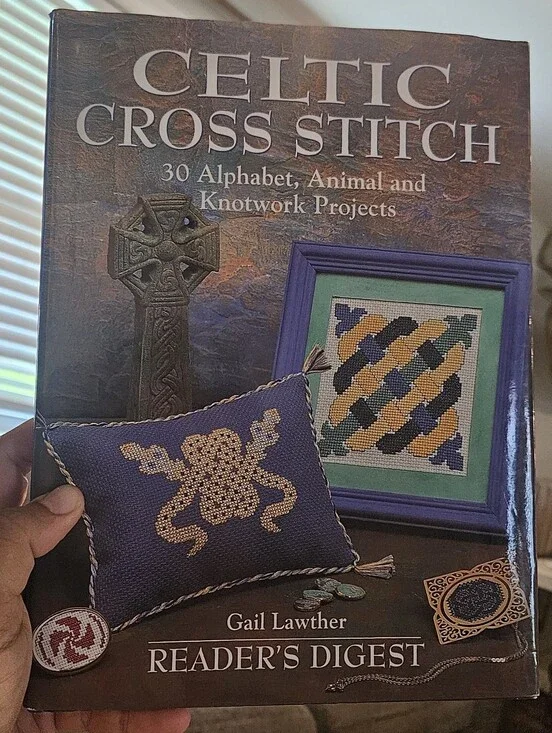 Vintage Book Of Celtic Cross Stitch Projects