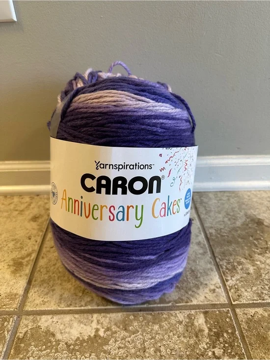 Caron Anniversary Cakes Grape Yarn 35.3 Oz. 1000g - Brand New