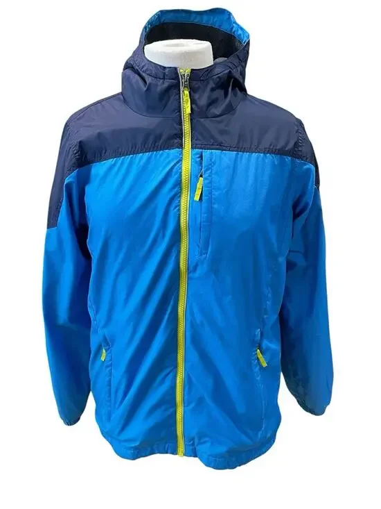 Columbia Valley Runner Jacket Blue Youth Boys Size X-Large Fleece Lining Outdoor