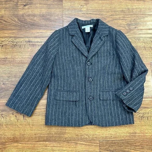 Janie and Jack wool pinstripe jacket