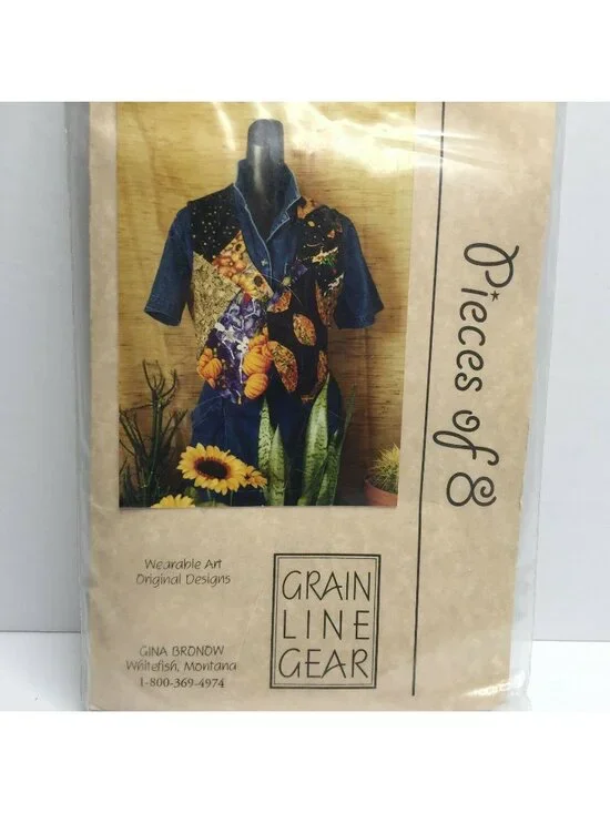 Grain Line Gear Pieces Of 8 Vest Wearable Art Original Designs Sewing Craft