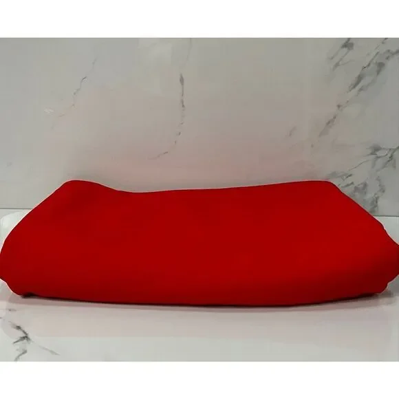 Vintage Thick Red Knit Fabric 1.5 yards
