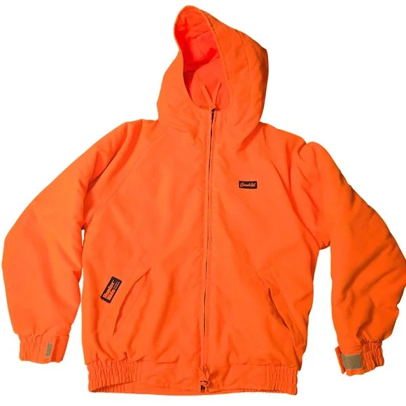 Gamehide Bright Orange Hunting Winter Jacket with Hood Kids Medium‎ Hunter Hide