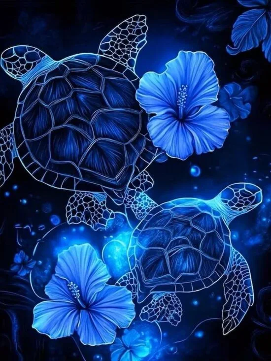 Sea Turtle, Diamond Painting Kit