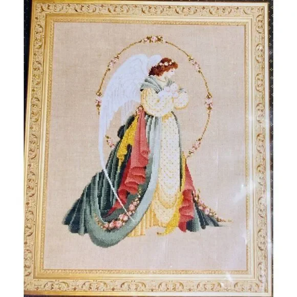 NOS 1992 Lavender & Lace Cross Stitch Pattern 