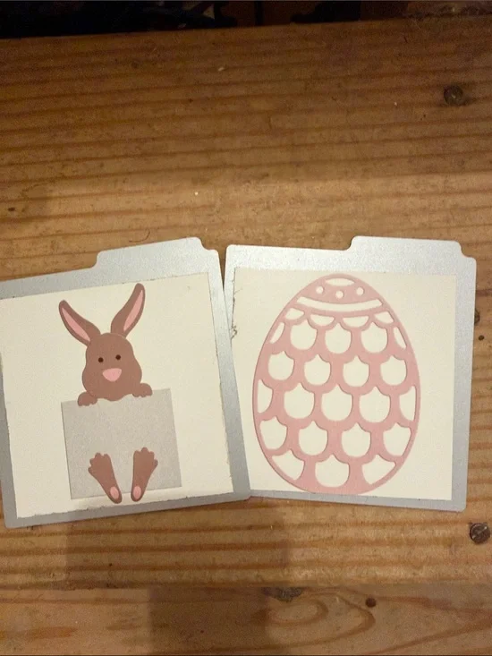 Easter Bunny & Pink Egg Craft Die-Cut Set