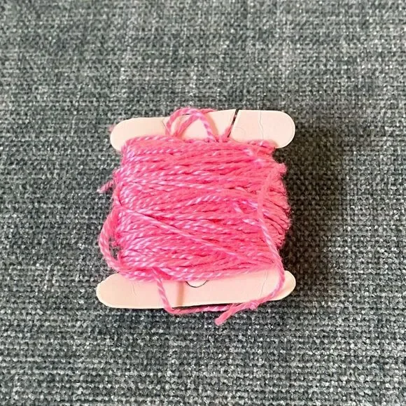 Pink Needlepoint Thread Yarn