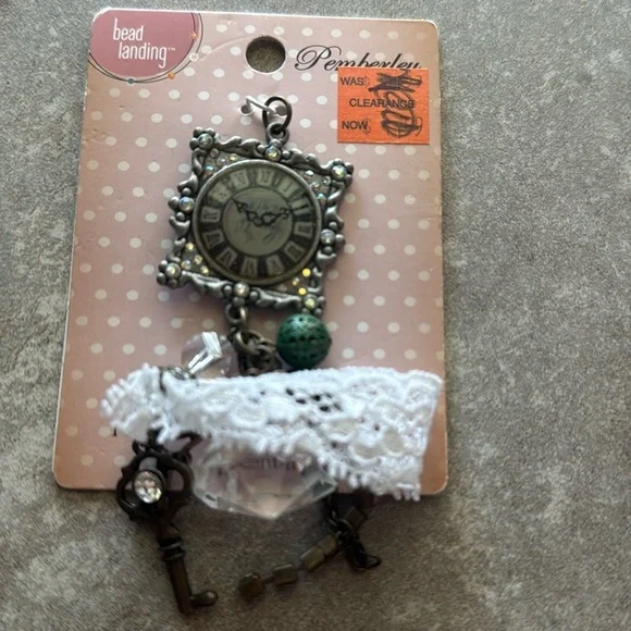 COPY - NWT! Bead Landing Antiqued bling pendants