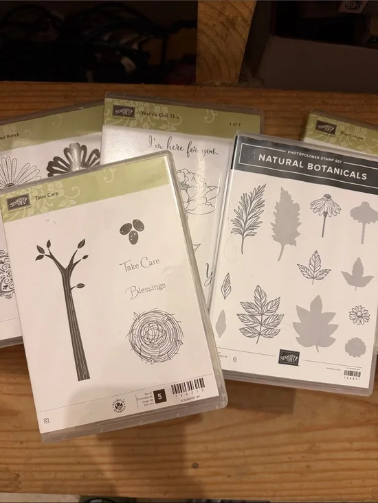5 andStampin' Up! Natural Botanicals & Take Care Stamp Sets-all new!