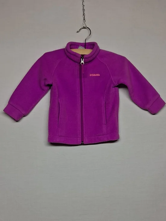 Columbia Kids Magenta Full-Zip Fleece Jacket