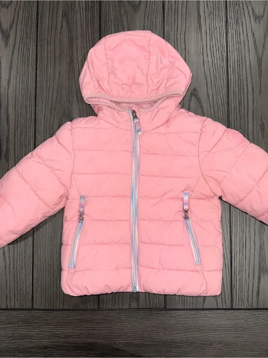 Gerry Outdoors Pink Jersey Lined Insulated Puffer Jacket Size 2T Winter Snowgear