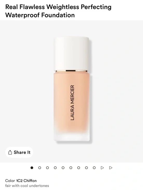 Laura mercier real flawless weightless perfecting waterproof foundation