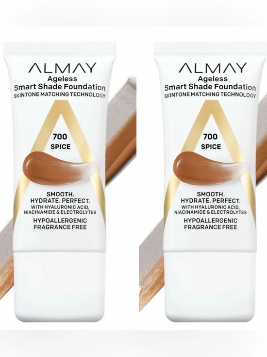 {Set of 2} ALMAY Ageless Smart Shade Liquid Foundation, 700 Spice ~ New