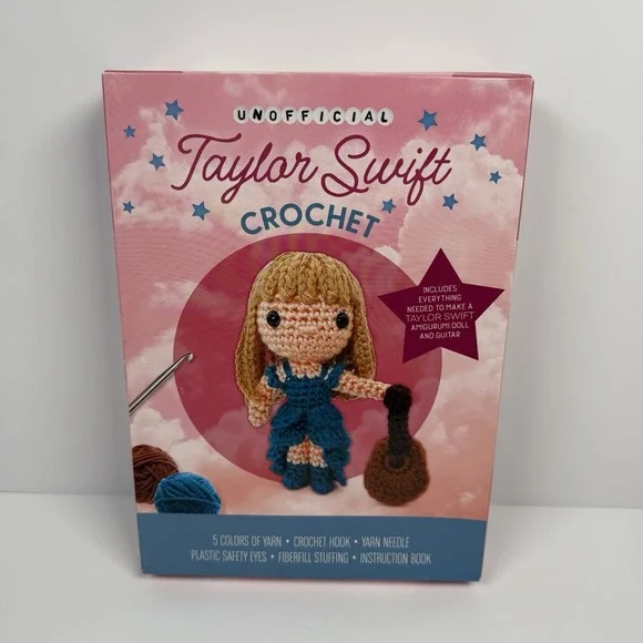 Unofficial Taylor Swift Crochet Kit Craft Singer Guitar Doll NEW‎