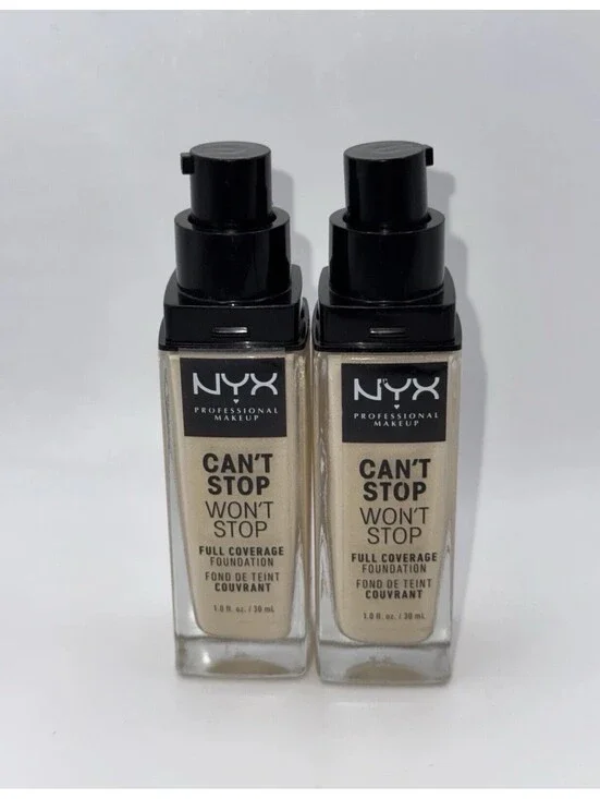 2 NYX Can't Stop Won't Stop Foundation Fair
