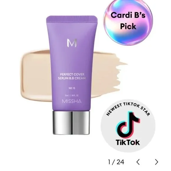 Missha Perfect Cover Serum BB Cream No.19 New in Box