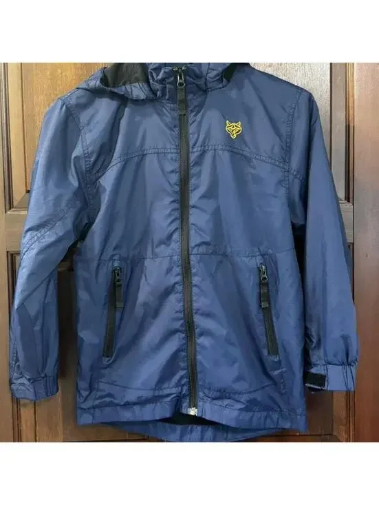 Boy Scouts of America Youth Large Wind Tech Jacket Navy Blue