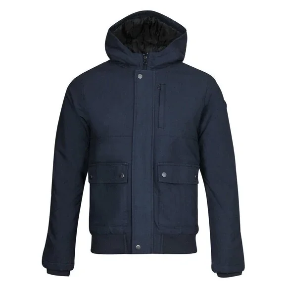 QUIKSILVER Boys Youth Brooks Water Repellant Hooded Insulated Warm Jacket M 12