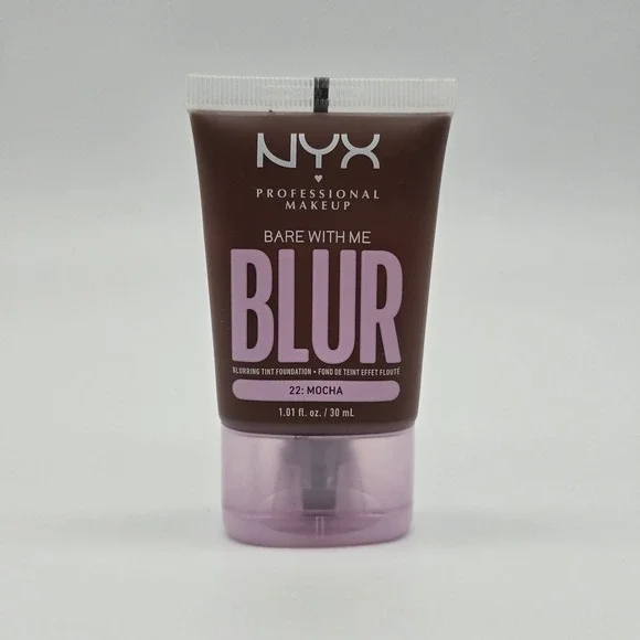 NYX Bare With Me Blur Tint Foundation Women 1.01oz 22 Mocha Matte BWMBT22 Makeup