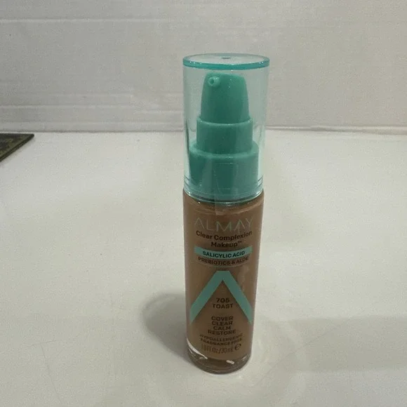 Almay Clear Complexion Acne Foundation,Cruelty Free, #705‎ Toast New