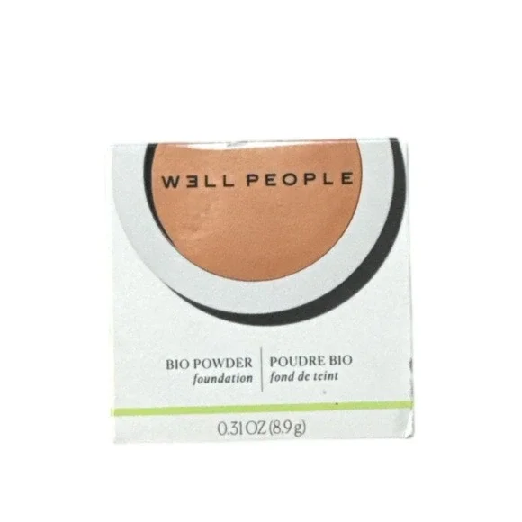 Well People Bio Powder Foundation 5.5W Medium Warm‎ New Sealed Plant-Powered