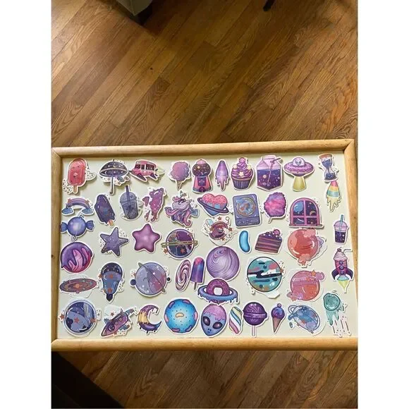 Space Candy Stickers 50 pk