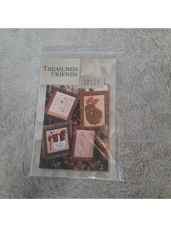 Treasured Friends Sewing Wall Quilt Pattern Snowman & Angel Quilt & Stitchery