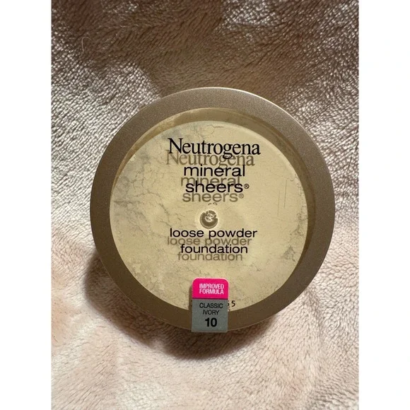 Neutrogena Mineral Sheers Loose Powder Foundation Classic Ivory 10 0.19oz New
