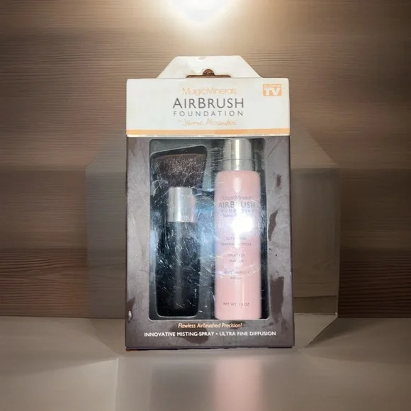 Magic Minerals Airbrush Foundation Light Jerome Alexander Flawless Makeup Set