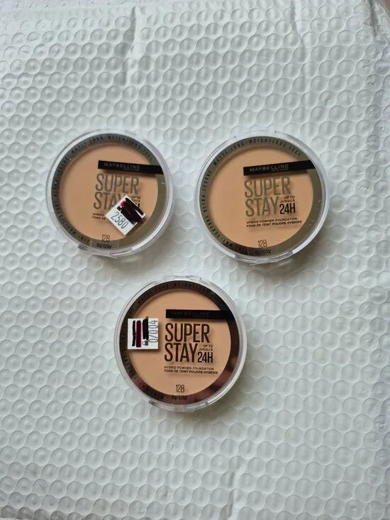 Maybelline New York Super Stay 24H Foundation Powders NEW SEALED 128 (Lot of 3)