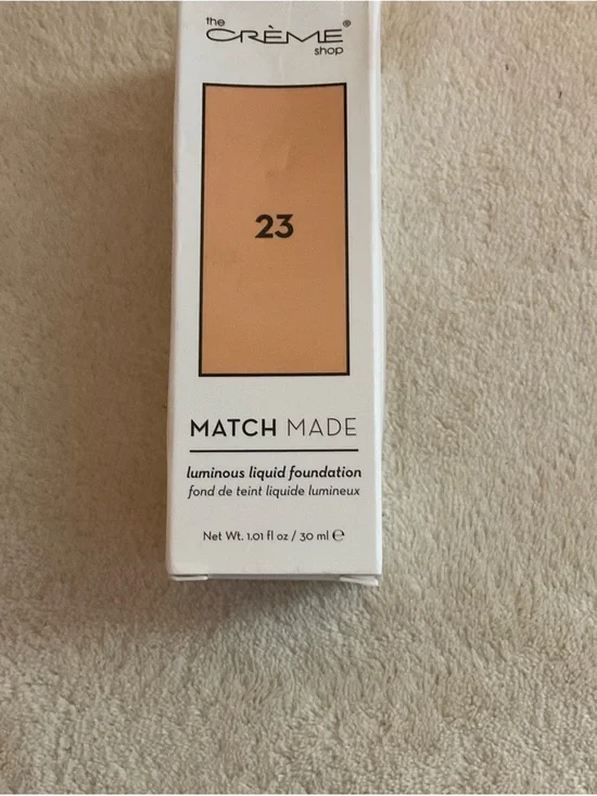 The Crème Shop Match Made Luminous Liquid Foundation - Shade 23 Peachy Beige