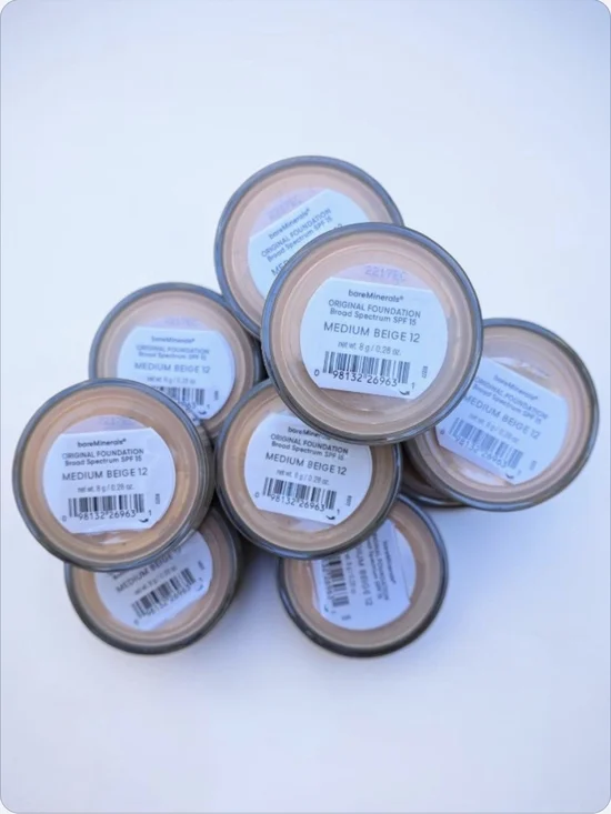 Lot Of 10 X bareMinerals Loose Powder Foundation Medium Beige 12 8g