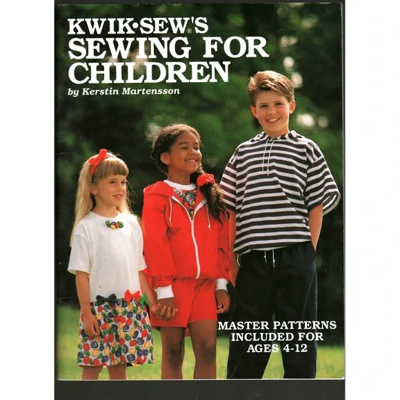 Kwik Sew Sewing For Children Kerstin Martensson Master Patterns Ages 4-12 Book