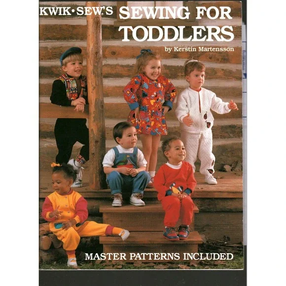 Kwik Sew Sewing for Toddlers Kerstin Martensson Master Patterns Book T1-T4 DIY
