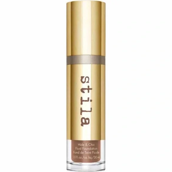 Stila Hide & Chic Fluid Foundation - Deep‎ 2, New without Box