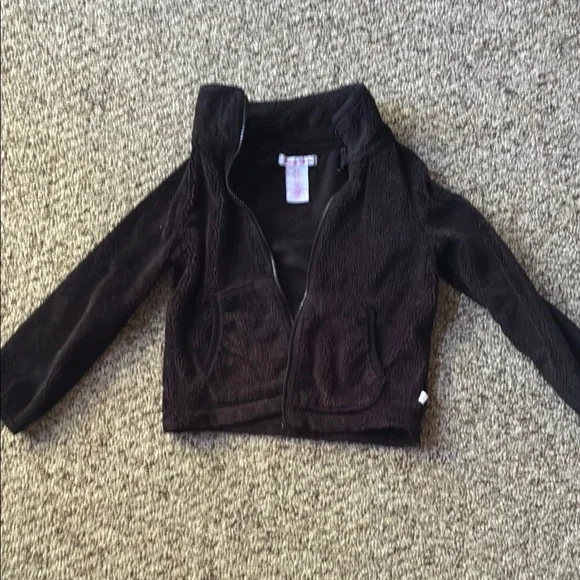 Tommy Bahama Kids Black Fleece Zip Jacket