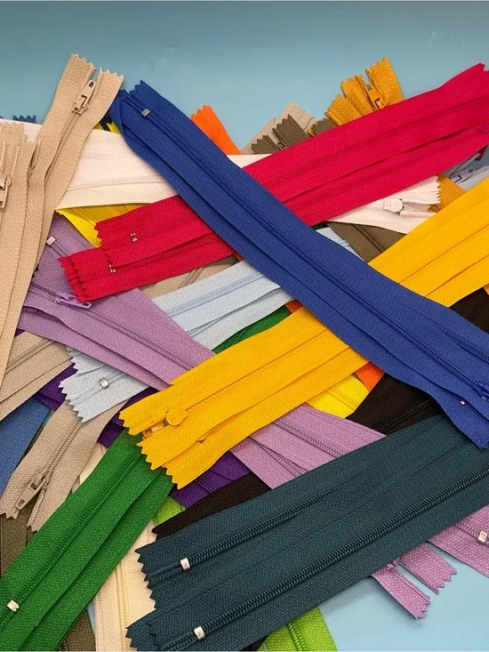 9“ YAKA Nylon Zippers Lot Of 60 NEW 20 Asst Colors