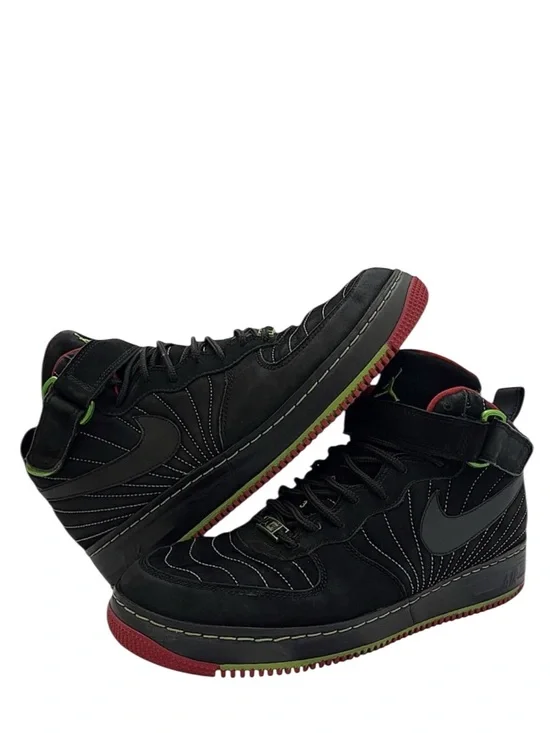 JORDAN - AJF12 BLACK RED GREEN PREMIER AJ x AF1 - ULTIMATE COLLABORATION (2007)