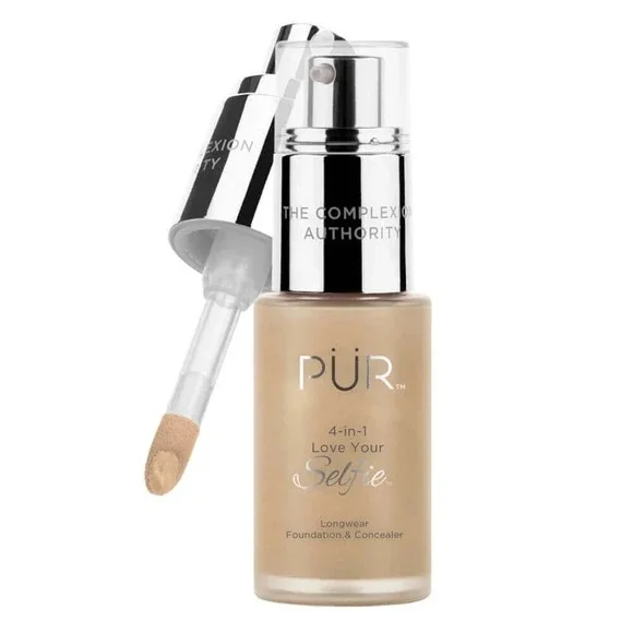PUR 4-in-1 Love Your Selfie Longwear Foundation Concealer‎ TG1 Tan Golden 1oz