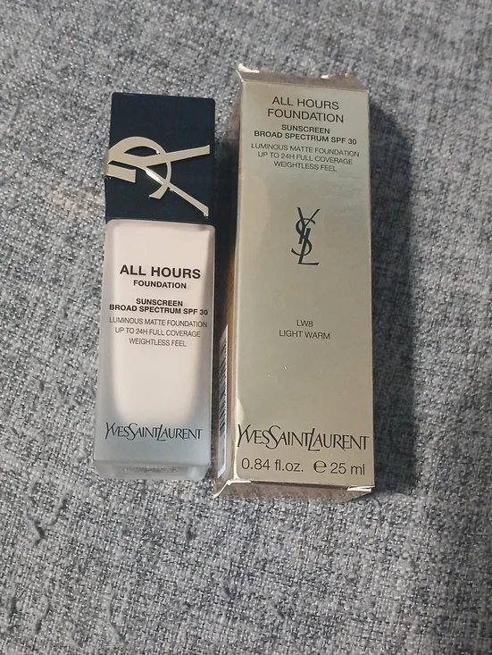 Yves Saint Laurent All Hours Foundation - Light Warm (LW8)  Shade
