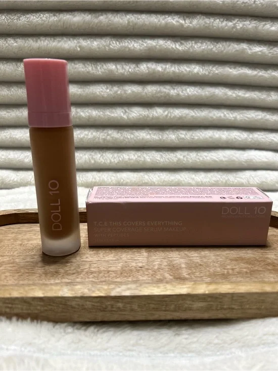 Doll 10 T.C.E This Covers Everything Serum Foundation Tan/Deep 1.1 fl oz. NIB