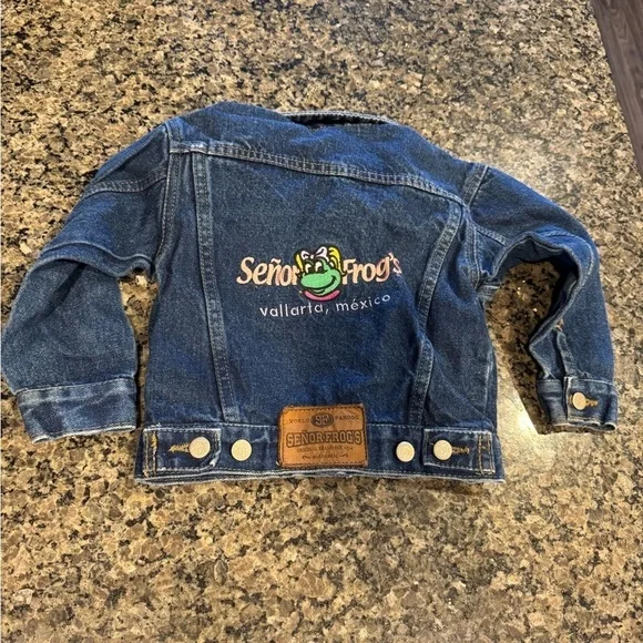 Vintage Señor Frog’s Mexico Denim Jacket – Kids Size 4