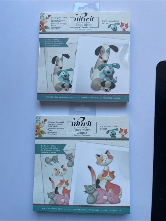 Nitwit Collections Paws-itivity 2 topper pads New
