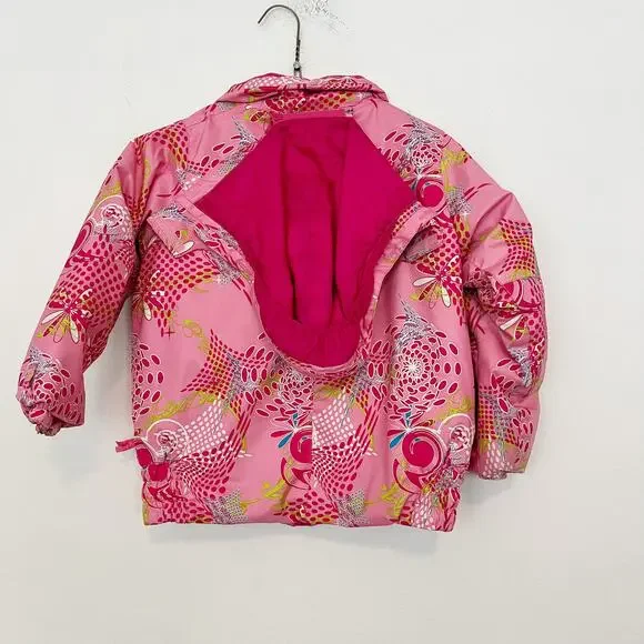 Spyder Pink Patterned Girls' Jacket