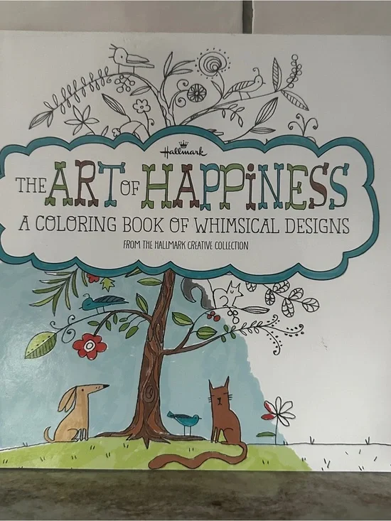 Hallmark The Art of Happiness Coloring Book