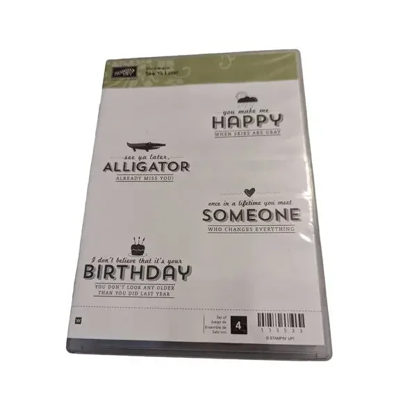 STAMPIN' UP! Sell a Bration See Ya Later 133533 Craft Card Making Birthday