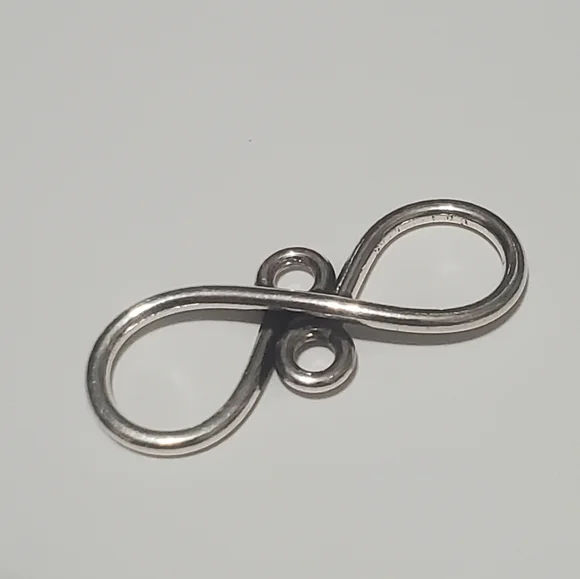2/$15 Sterling Silver Infinity Figure 8 Link
