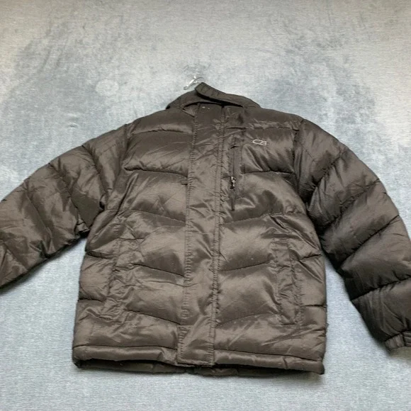 CB Sports Arctic Weather Protection Puffer Jacket Boys 5/6 Black Lined Hooded