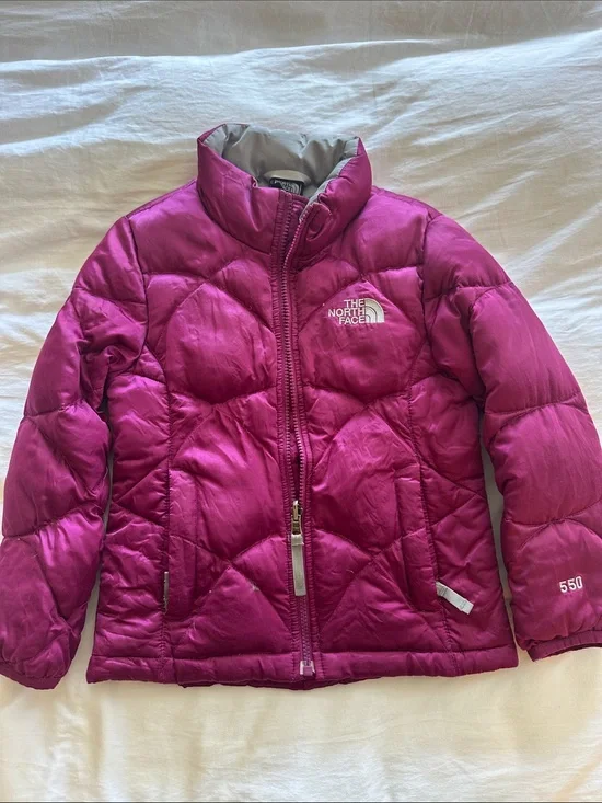 The North Face Pink Quilted 550 Insulated Jacket