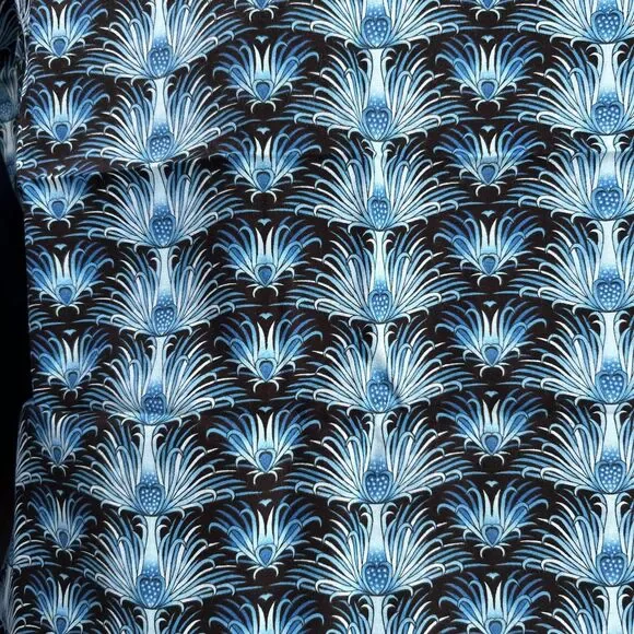 Return To Atlantis Jason Yenter In The Beginning Cotton Quilting Fabric Blue